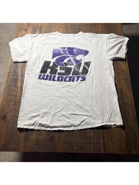 Vintage 90s Kansas State Wildcats KSU T Shirt Made USA Size XL